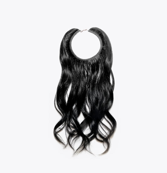 BLK LHOOP CHOPPY Earring