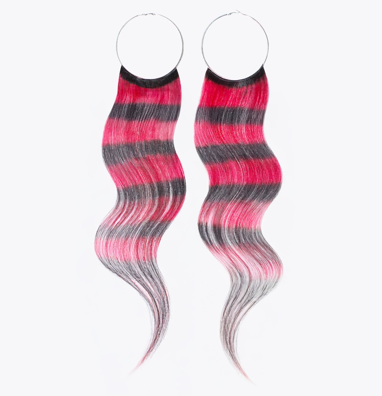 RED ZEBRA WHOOPS CHOPPY Earrings